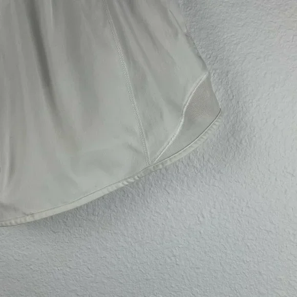 Lululemon Shorts Women's Size 4Tall Hotty Hot 4" Low Rise Athletic Running White - Picture 6 of 11